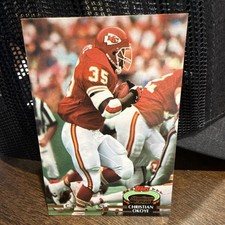 Topps 1992 Stadium Club Christian Okoye Kansas City Chiefs Football #487