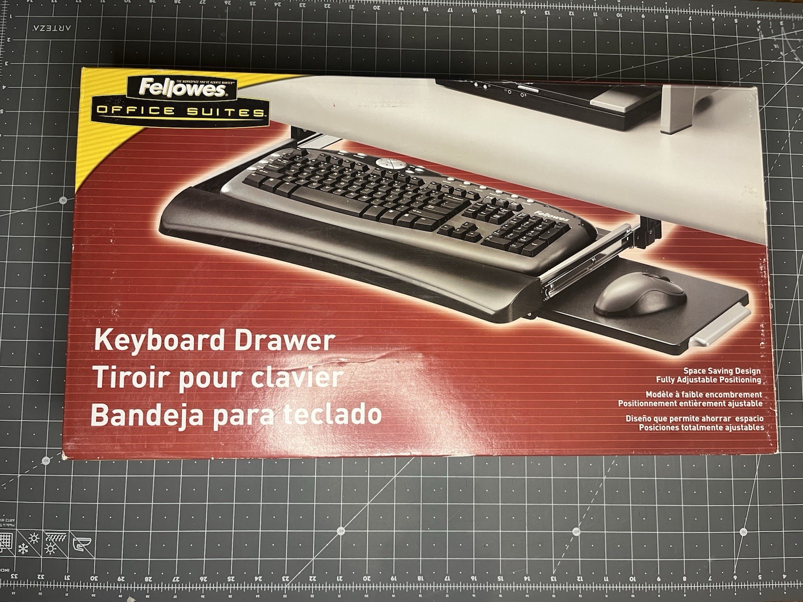 Fellowes Office Suites Under Desk Keyboard Drawer Adjustable