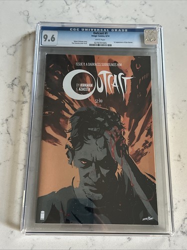 Outcast 1 First Print CGC 9.6 Azaceta Cover 1st Appearance of Kyle Barnes
