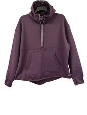 M&S Women's Hoodie Size 18/48/50" Blackberry pockets hood Used EBSK-5345