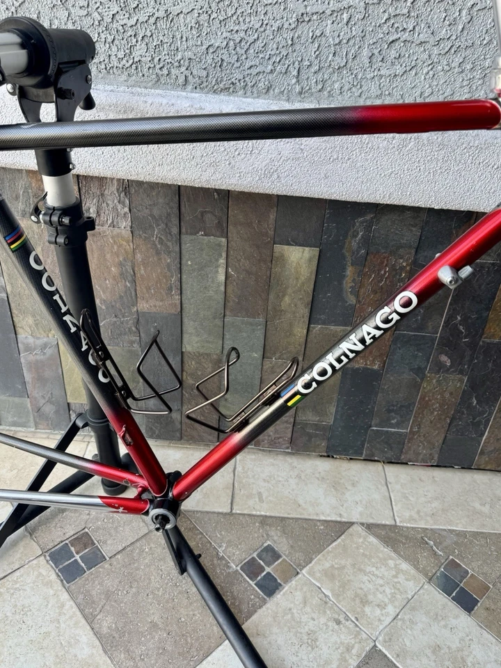 Bicicleta de Carretera Colnago Super Columbus Cromor De Colección 54cm 700c Acero Italia Freno de Llanta Foto 3 de 4