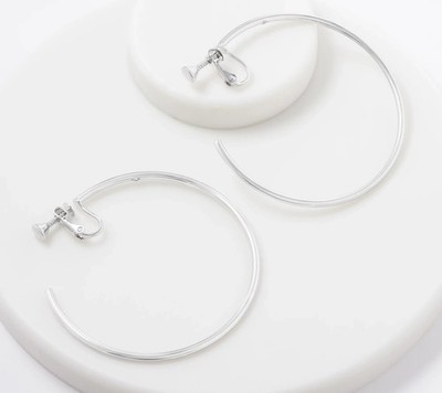 Vince Camuto 2'' Clip-On Creolen, Metalllegierung, Größe 2''