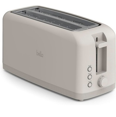 Bella 4-Slice Longslot Toaster Removable Crumb Tray Multiple Colors