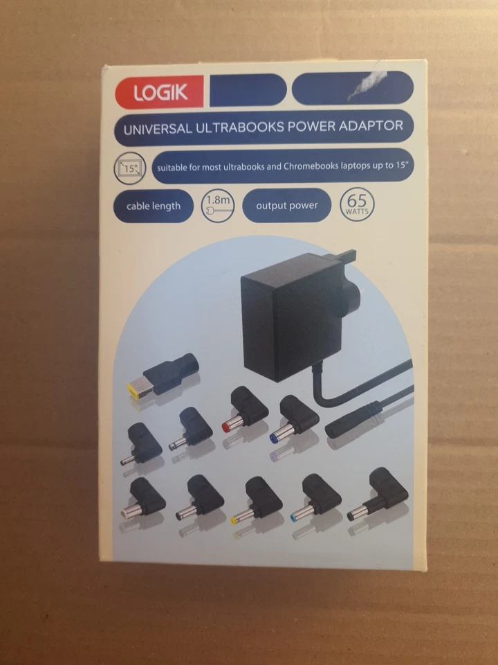LOGIK LPAULT24 65w Universal ULTRABOOKS Power Adapter - 1.8 m - Image 3 of 4