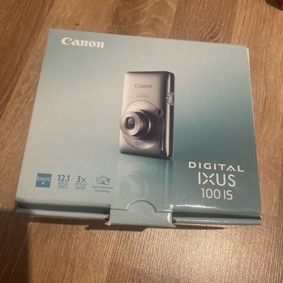 Canon IXUS 100 IS Digitalkamera Silber NUR DIE OVP zur Wertsteigerung NEUWERTIG