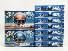 TDK 8mm Video Tapes 120min HG  MP Lot of 13 New Sealed Made in Japan