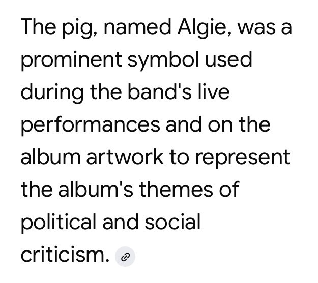 ROGER WATERS LOCAL CREW T SHIRT PIG NAME ALGIE LOCAL CREW