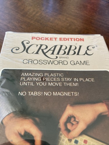 Vintage 1978 Scrabble Pocket Edition #27 Crossword Game Brand New Sealed - Picture 3 of 3