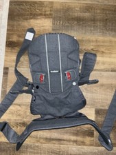 BabyBj rn One Baby Carrier - Black Clean 