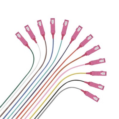 helos LWL Faserpigtail OM4 12x SC-easy strip 50/125µm 2m