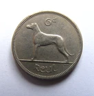 1963 Irish Sixpence Coin Old Ireland 6d Wedding Nice Example