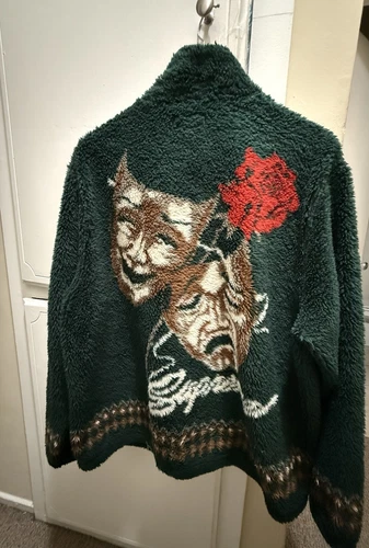 VESTE POLAIRE MASQUE DRAMATIQUE SUPRÊME VERT FONCÉ XL