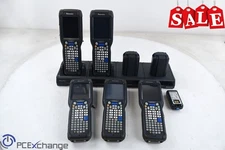 LOT of 5: Intermec Barcode Scanner 1001CP01 with Charging Station & 5 Batteries