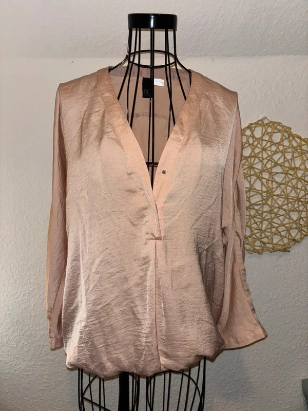 B.C. Best Connections Bluse Größe XL Rosé / Champagner Locker & Elegant - Bild 3 von 4