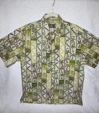 Vintage Mid 20’s KAHALA shirt Size M Hawaiian Button Short Sleeve -3 Diamond tag