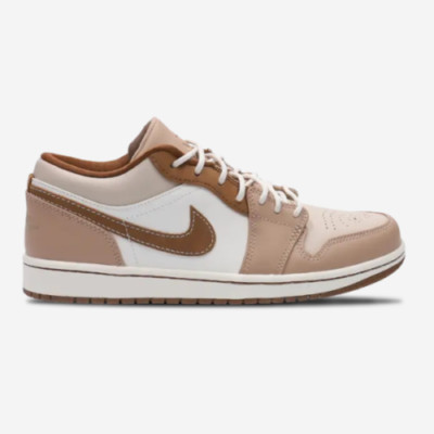 Nike Jordan 1 Low Tan Brown Fashion Shoes Sneakers HF5753-221 | eBay