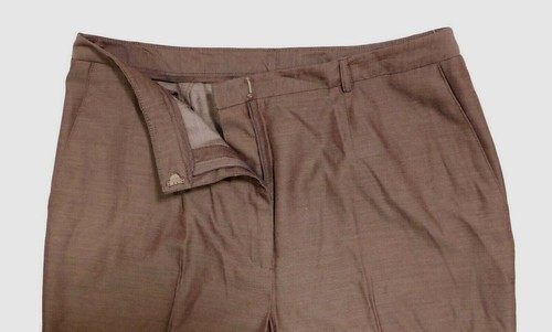 Bloomingdale's Norton McNaughton Women Dress Pants Brown Root Size 8 - Picture 5 of 6