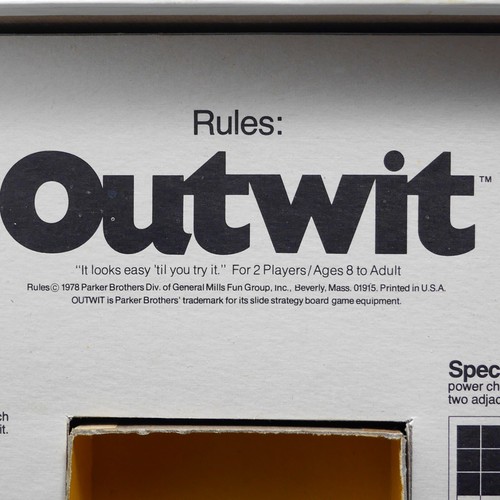 Parker Brothers Vintage 1978 Outwit Strategy Board Game Complete Ages 8+ No. 226 - Picture 13 of 13