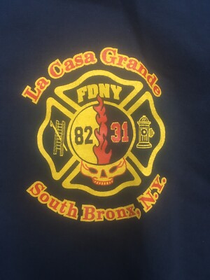 FDNY Engine 82 TL 31 LA Casa Grande Shirt XL South Bronx New York City Ladder