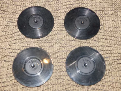 1971 Mattel Instant Replay Talking Football Record Player 4 Records