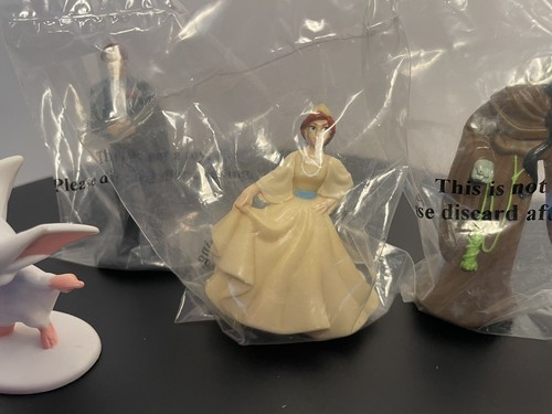 Vintage Anastasia 5 Bartok Pooka PVC Figures 1997 Fox Cake Topper sealed