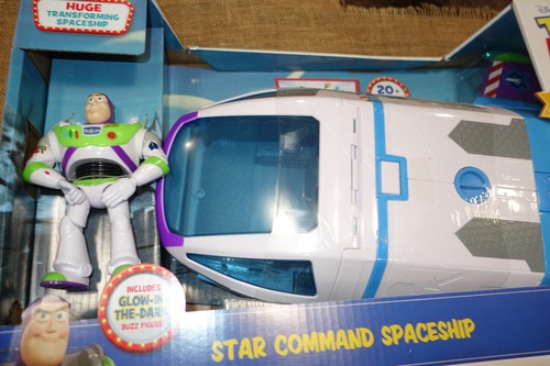 Disney TOY STORY Star Command Spaceship Glow In The Dark BUZZ LIGHTYEAR 2019 NEW - Picture 8 of 20