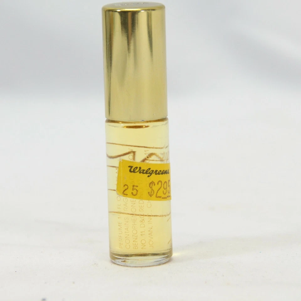 Jovan Musk Perfume Oil 1/8 Oz Vintage 1981 FULL BOTTLE Chicago USA Women - Image 3 of 4