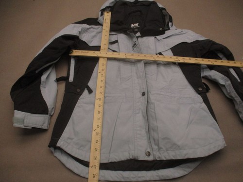 Helly Hansen Size M Mens 100% Nylon Full Zip Powder Skirt Snowboard Jacket 537 - Picture 7 of 13