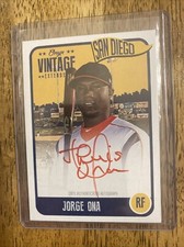2020 Onyx Vintage Extended Jorge Ona Red Auto #'d /25