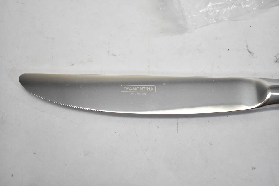 Cuchillos de cena de cocina de acero inoxidable Tramontina de 9,5" de 8 piezas ópera de alta resistencia Foto 2 de 4