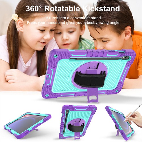 Tablet Shockproof Stand Rugged Case Cover For Samsung Galaxy Tab A7 A9 S9 A9+ - Picture 6 of 20
