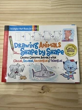 Drawing Animals Shape by Shape : Create Cartoon Animals with Circles,...