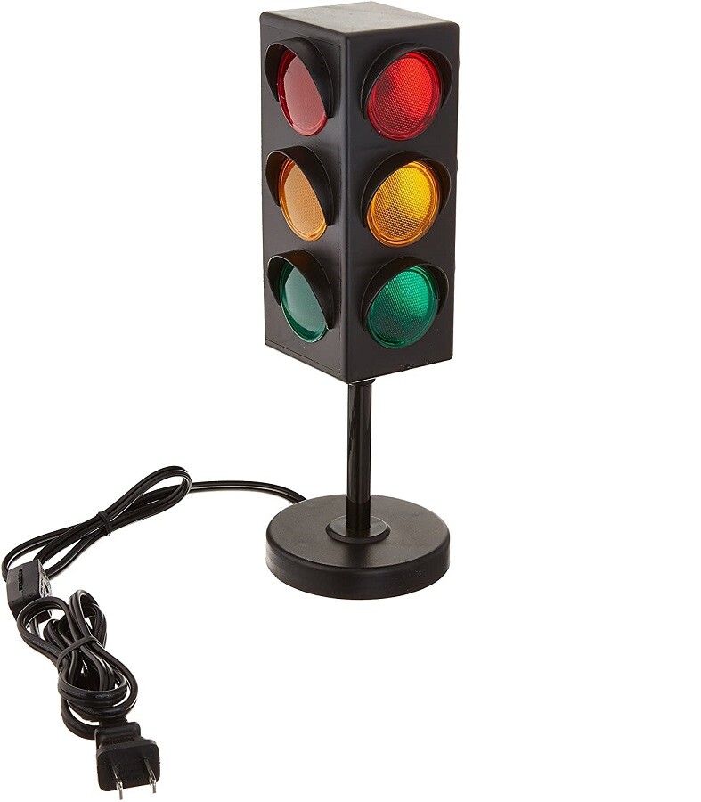 Traffic Light Lamp with Base (10.5 Inches) | eBay