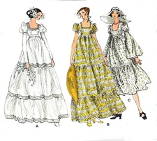 #246 English Garden Party Fashion Doll Pattern You choose your size NEW