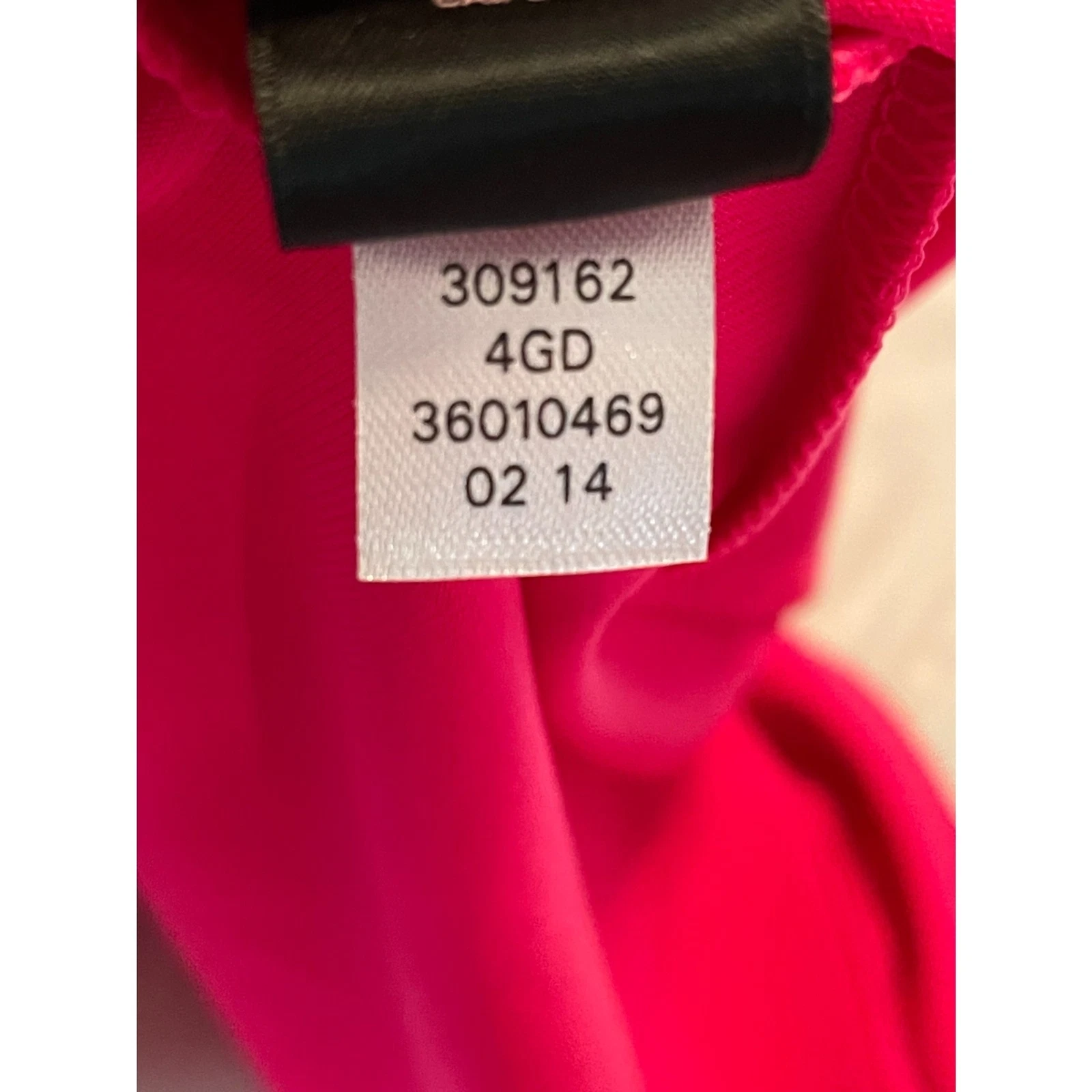 UNDERCOVER Abito a tracolla Victoria's Secret dettaglio arricciato rosa taglia M
