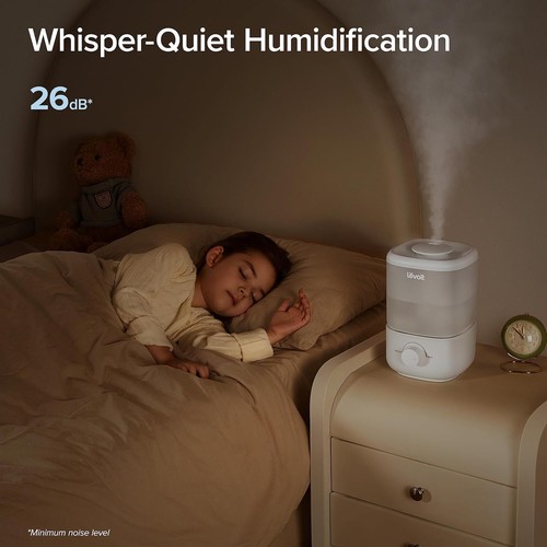 LEVOIT Top Fill Humidifiers for Bedroom, 2.5L Tank for Large Room, Easy to Fill - Picture 6 of 8