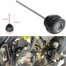 Oil Dipstick With Temperature Gauge Black For Harley Street Glide FLHXST FLHX 17