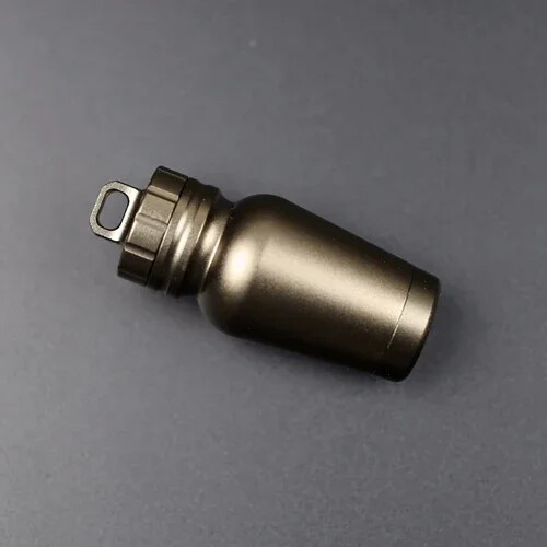 Aluminiumlegierung Wasserdicht Pillendose EDC Camping Überleben Ausrüstung Outdoor - Bild 7 von 9