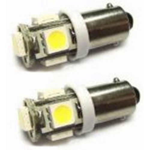 (2) Blue 5-LED Dash Indicator Instrument Panel Cluster Gauges Light Bulbs #57 Pr - Picture 3 of 3