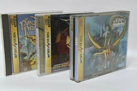 lot of 3 Sega Saturn Panzer Dragoon Zwei Azel RPG SS SegaSaturn Japan JP NTSC-J