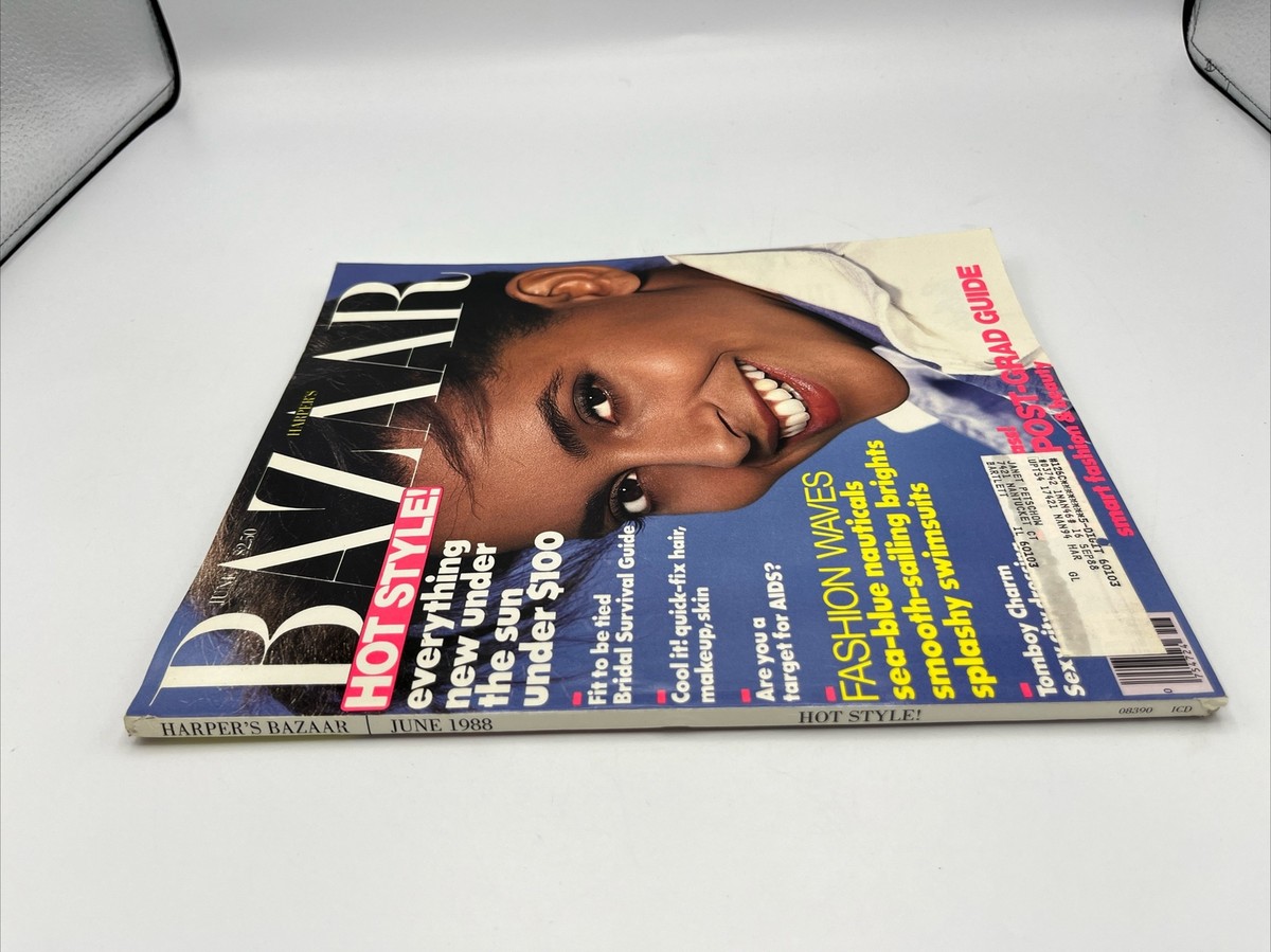Harpers Bazaar Magazine June 1988 Louise Vyent | eBay