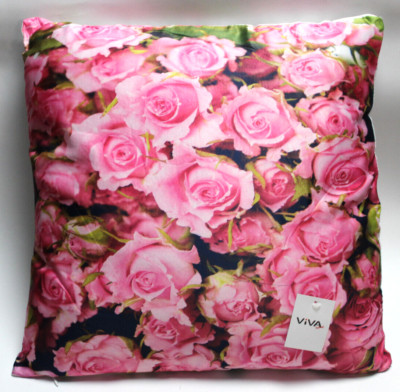 Kissenhülle 45x45 Kissenbezug Kissen Dekokissen Sofa WEICH Somme Rose pink  A6