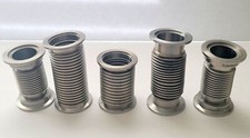 Vacuum Fitting Stainless Steel Flexible Bellow Nw40 2.5 To 4 In Length