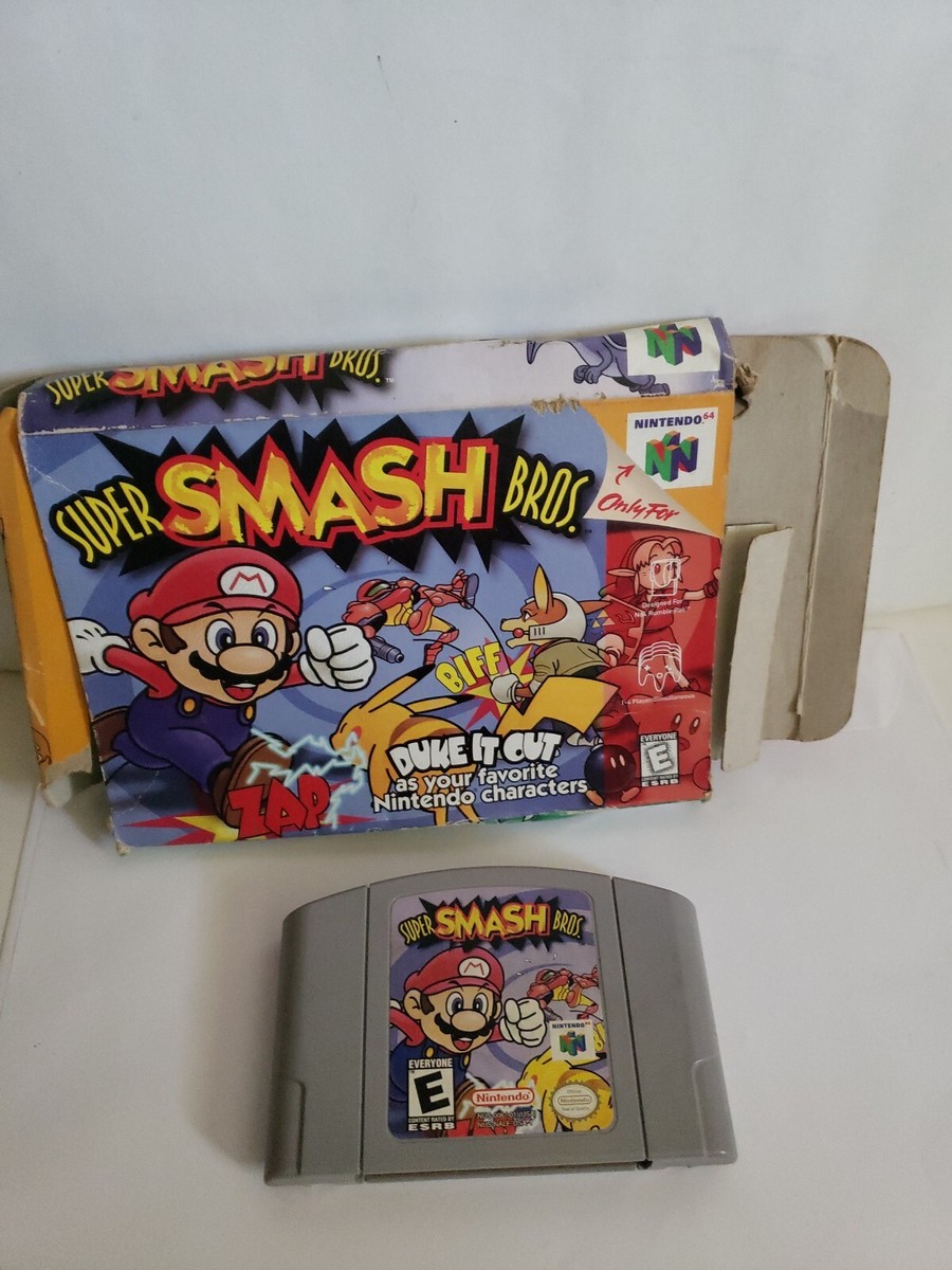 Super Smash Bros. (64, 1999) Box Damaged/Tested !!! 45496870461| eBay