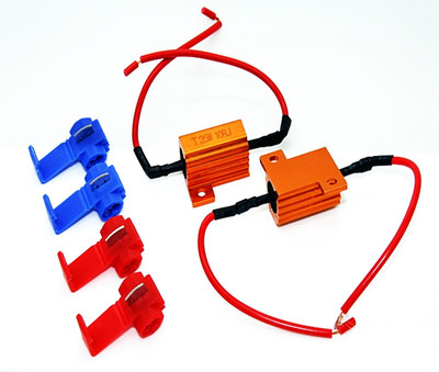 LED Resistors Cable Mini Indicator Turn Signal Resistor Resistor 25 Watt 10 Ohm