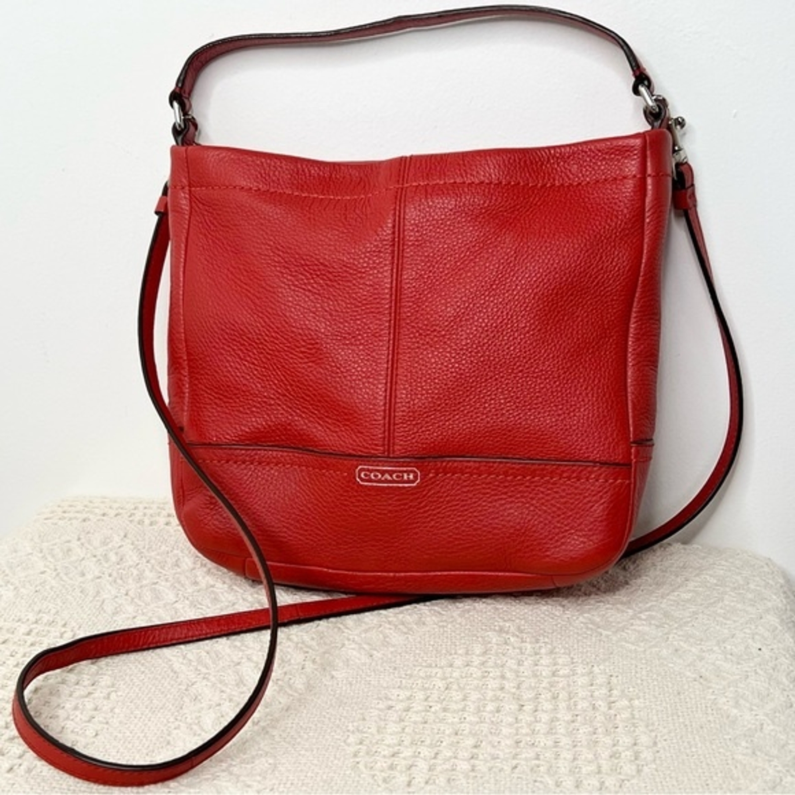 Coach Park Leather Mini Duffle Crossbody Bag F49160 V… Gem