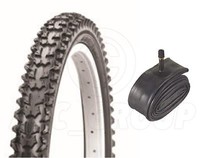 Fahrrad Reifen Rad Reifen - Mountainbike - 14 X 2.125 - Mit Schrader Schlauch