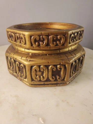 Vintage Hollywood Regency Ceramic Candleholder Candlestick JAPAN MCM