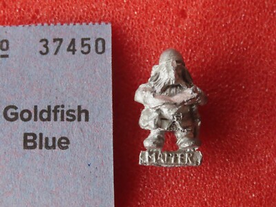 Citadel D4 Dwarf Adventurer Mapper Bidur Zwerge Warhammer Figur 1985 Metall Neu