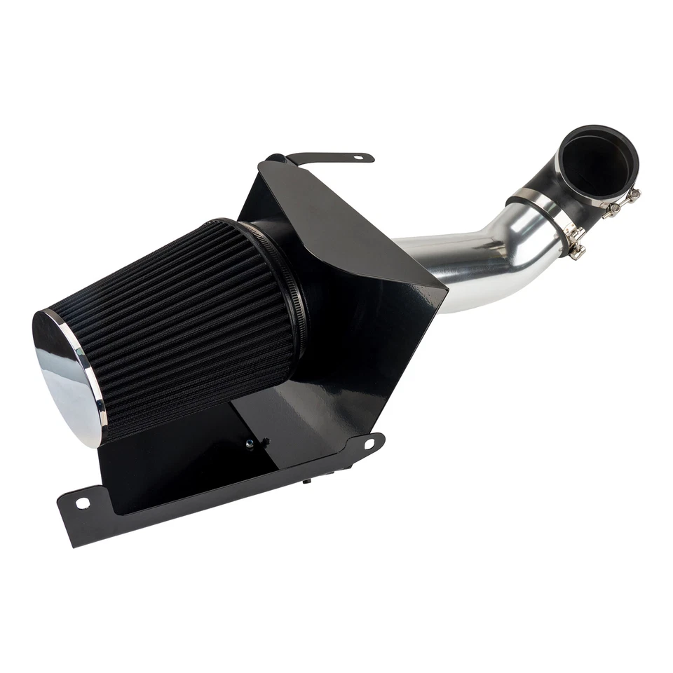 Kit de admisión de aire frío negro para Cadillac Escalade 2007-2008 6,2 L V8 + protector térmico Foto 2 de 4